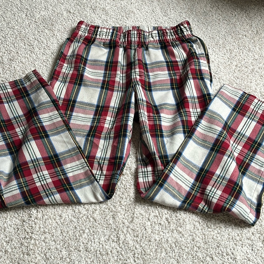 Plaid Pajama Pants, kids size 8
